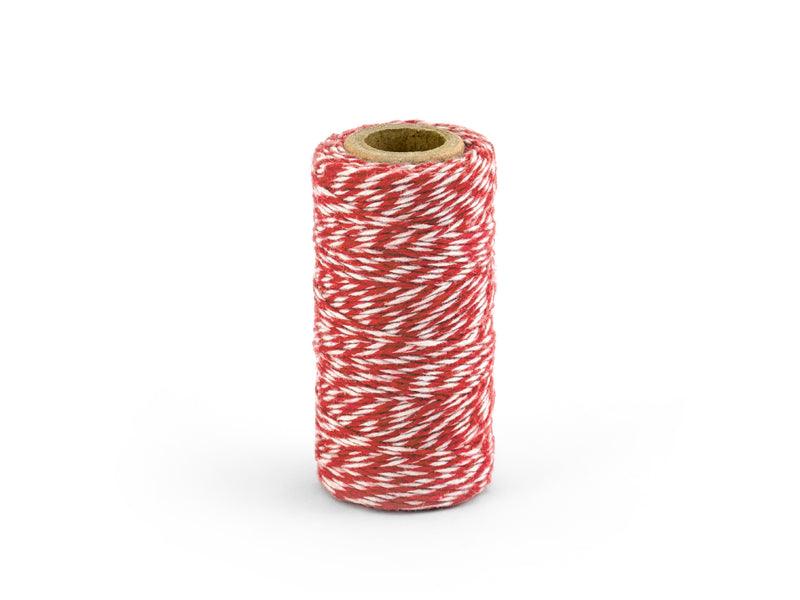 Bäckergarn, rot, 50m (1 Stk. / 50 lfm) - FeierGlanz